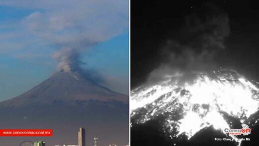 Explosión del Popocatépetl despierta a comunidades aledañas