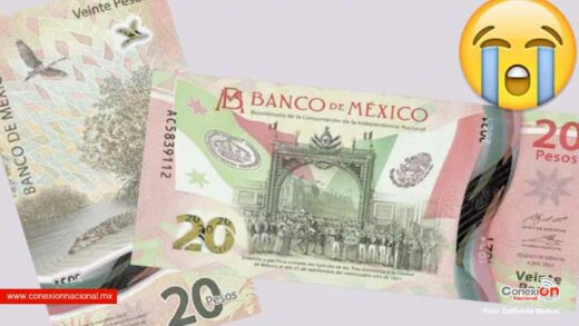 Nuevo billete de 20 pesos dejará de circular