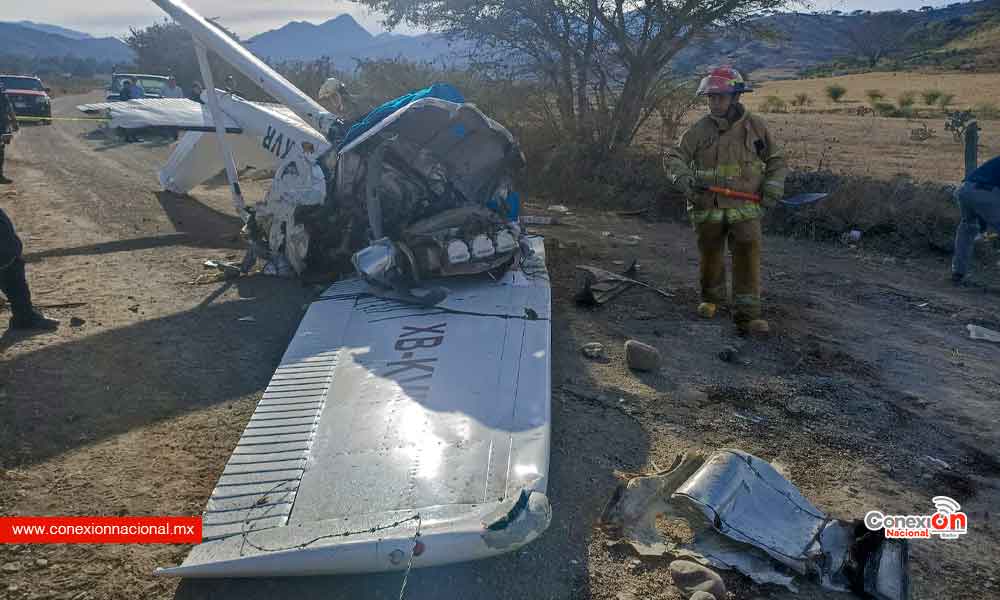 Se desplomó una avioneta en Jalisco, dos personas perdieron la vida