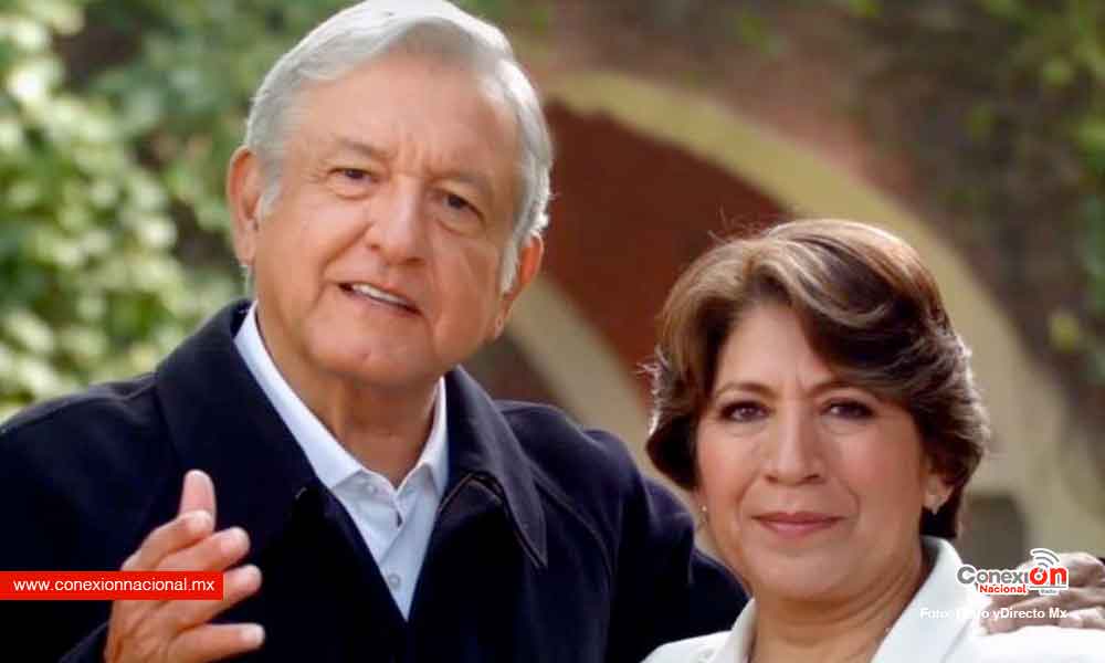 AMLO mete las manos al fuego por Delfina Gomez, dice que es incapaz de robarse un centavo
