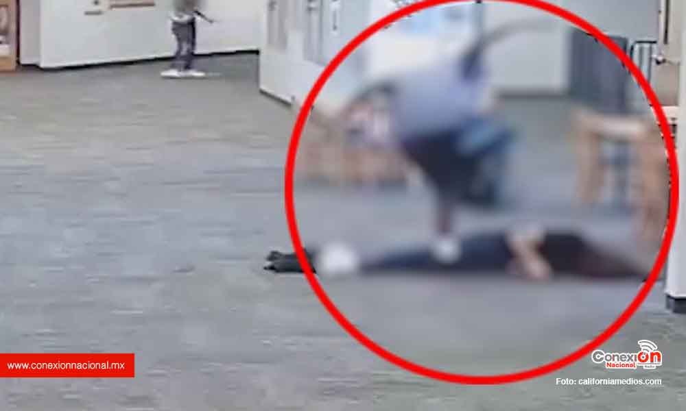 Alumno golpea brutalmente a su maestra