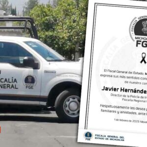 Asesinan al Director de Investigaciones de la FGE de Uruapan, Michoacán