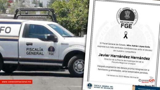 Asesinan al Director de Investigaciones de la FGE de Uruapan, Michoacán