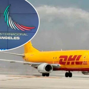 Aterriza en el AIFA el primer vuelo de carga de DHL