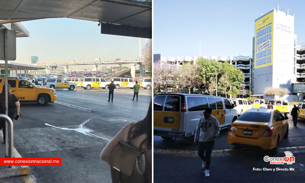 Mañana caótica en el aeropuerto internacional de la Ciudad de México