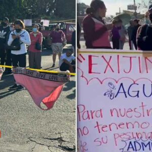 Martes de caos en Cuernavaca, protestan por falta de agua, exigen acuerdo entre gobierno y CFE
