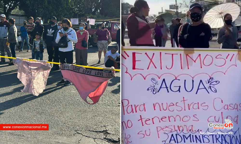 Martes de caos en Cuernavaca, protestan por falta de agua, exigen acuerdo entre gobierno y CFE