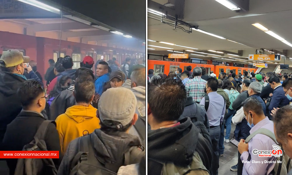 Lo normal, inicia semana con caos en el Metro, línea 3 reporta humo, y retrasos en línea 7 y 8