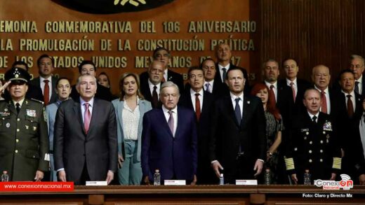 Celebración del 106 aniversario de la Constitución en Querétaro