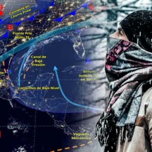 Heladas en el norte por frente frío No. 35