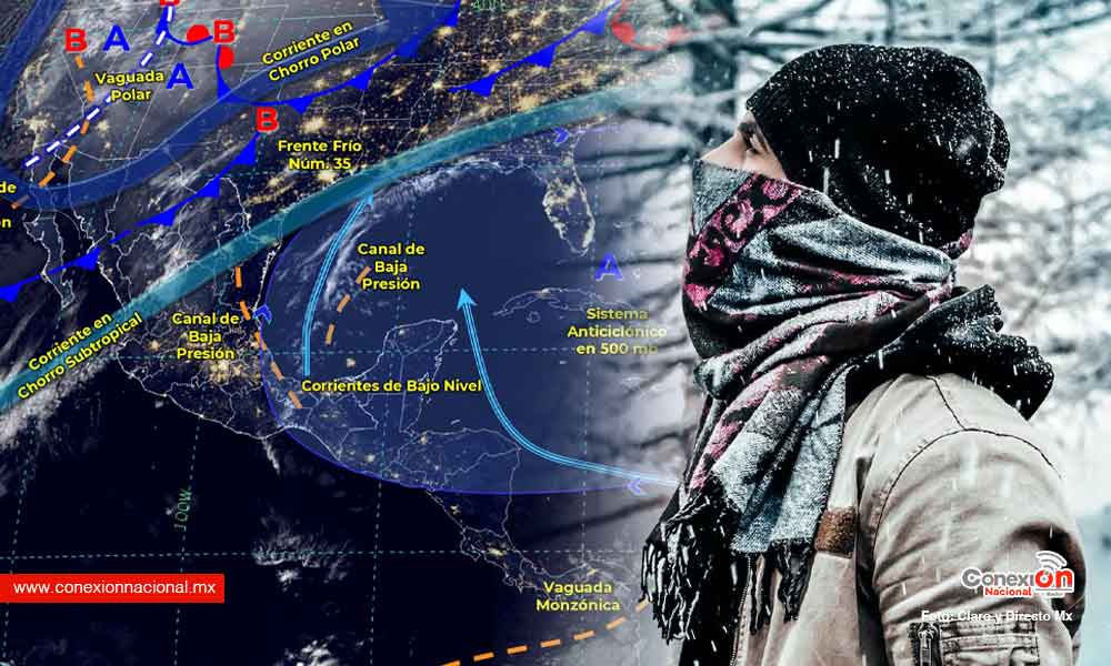 Heladas en el norte por frente frío No. 35