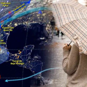 Frío en norte y noroeste, lluvias para el sur y sureste del país