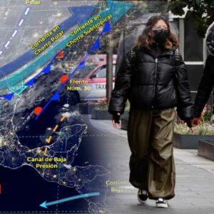 El frente frío no. 31 origina descenso de la temperatura en la mayor parte del país