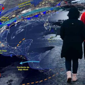 Viernes frío en el noroeste, lluvias en las costeras y clima estable en el centro del país