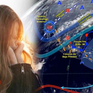 Contrasta el clima en el país, frío en el noreste y calor en occidente, centro y sur