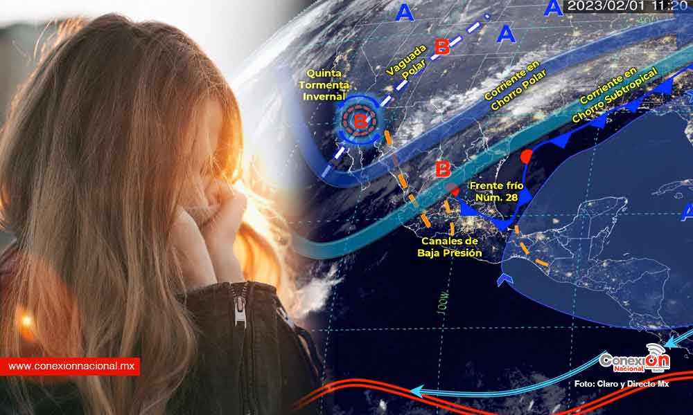 Contrasta el clima en el país, frío en el noreste y calor en occidente, centro y sur