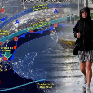 El frente frío no. 28 genera nuevo descenso de temperaturas y algunas lluvias