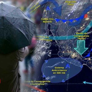 lluvias y la llegada de el frente frío no. 31