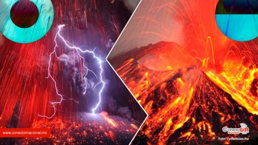 volcán Sakurajima en Japón y el Karangetang en Indonesia entraron en erupción