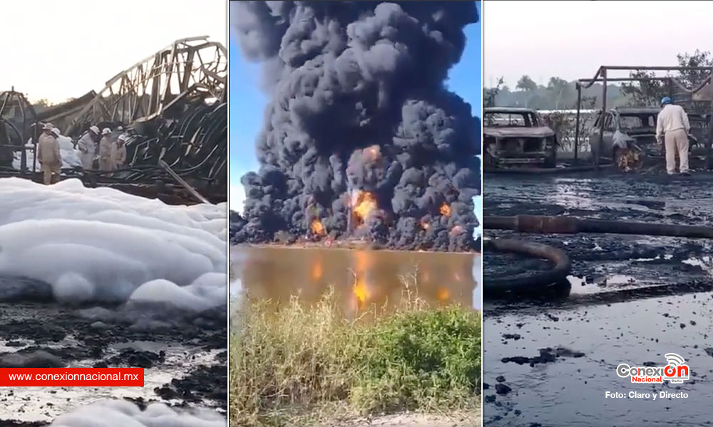 Dos muertos es el saldo preliminar tras explosión en complejo de Pemex en Veracruz