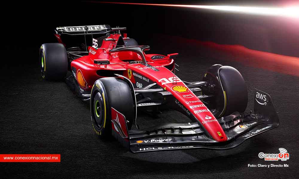 Ferrari presenta el SF-23 y lo hace a lo grande, en la pista