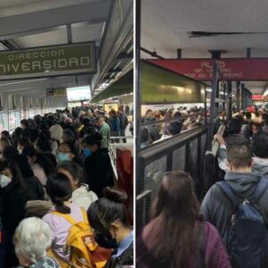 Viernes de caos en la Línea 3 del Metro, los usuarios tardan hasta 50 minutos para abordar un tren