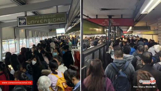 Viernes de caos en la Línea 3 del Metro, los usuarios tardan hasta 50 minutos para abordar un tren