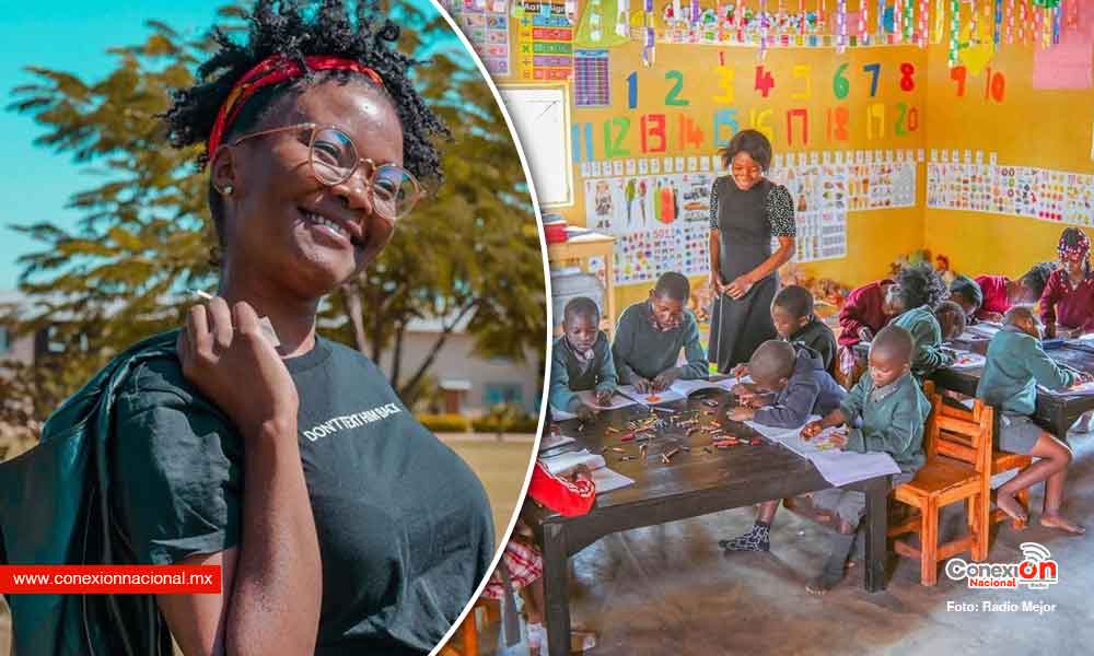 Maestra abre una escuela en África con sus ganancias en TikTok