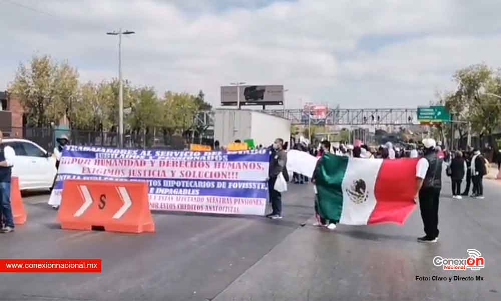 Protesta vs cobros del FOVISSSTE AICM