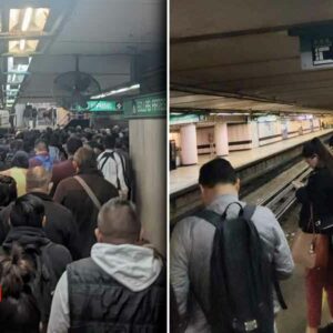 Usuarios del Metro reportan andenes a tope y eternos traslados en Línea B y 2