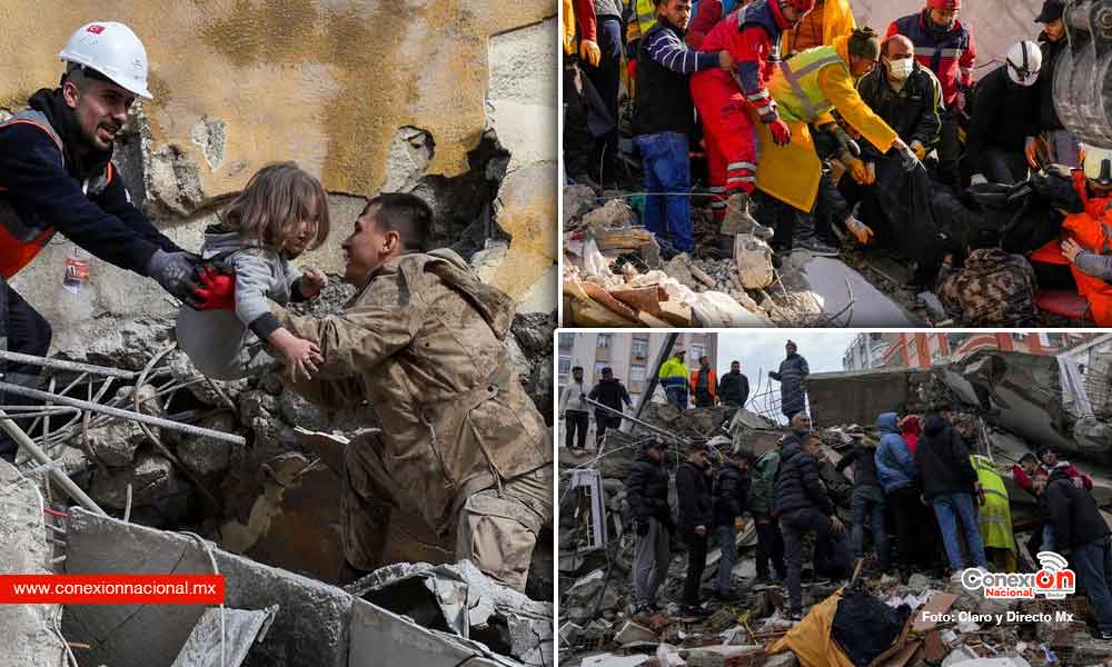 Más de 5 mil muertos en Turquía y Siria por los terremotos de este lunes