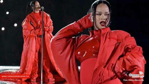 Rihanna anunció su segundo embarazo durante su presentación en el Super Bowl