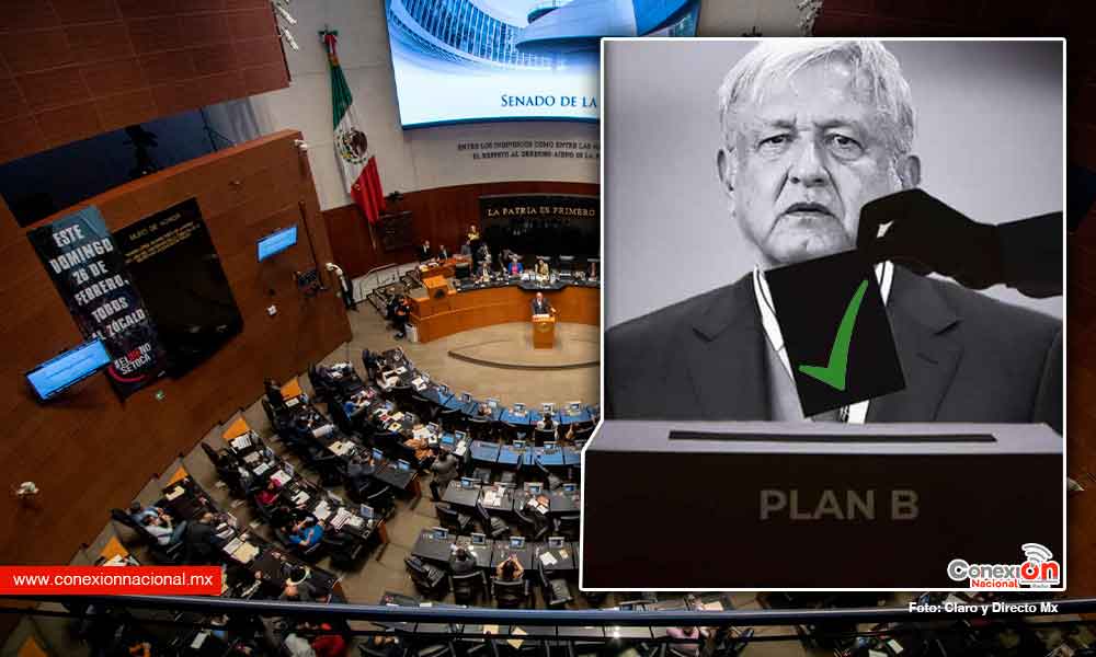 Se impone mayoría de morena en el senado y aprueban el Plan B de la Reforma Electoral