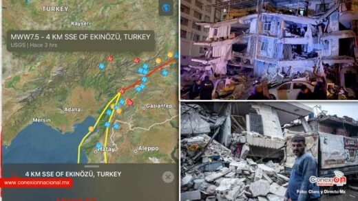 Terremoto de magnitud 7.8 azota a Turquía, la cifra de muertos va en aumento