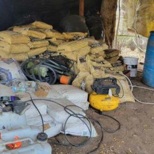 Aseguran FESC y SEDENA laboratorio clandestino de droga en Tecate