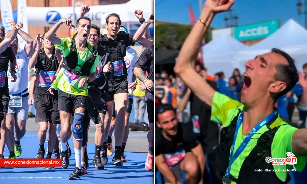 Con el 76% de su cuerpo paralizado, atleta español corre un maratón completo