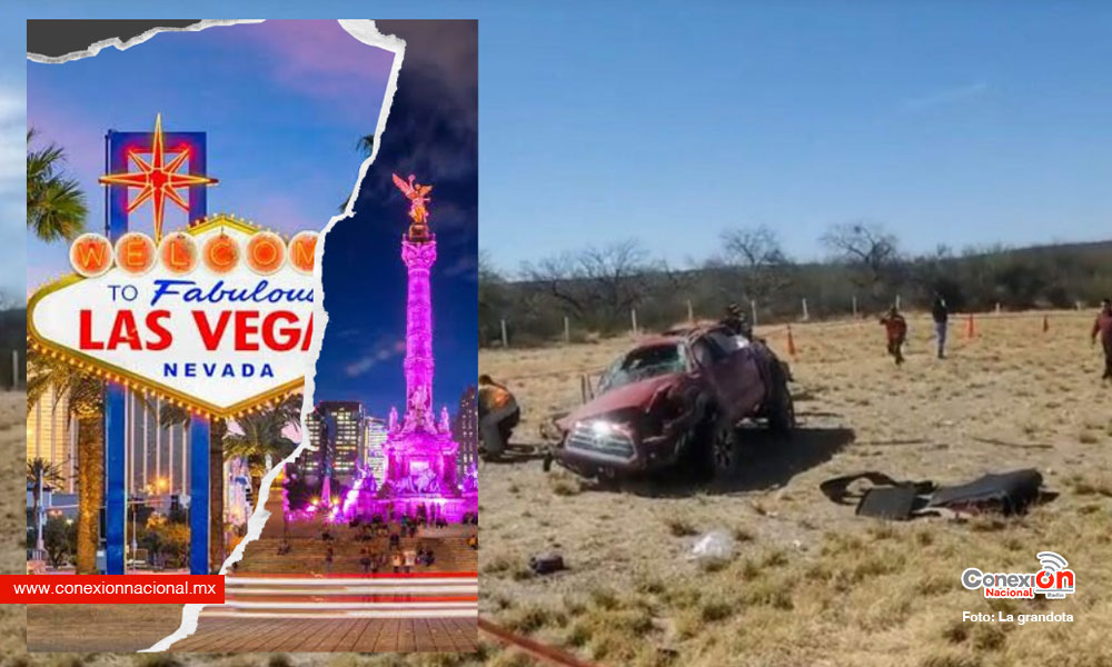 Aparatosa volcadura en La Cruz: familia se dirigía de Las Vegas a CDMX