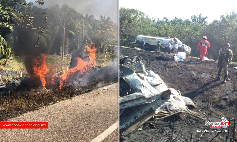 Choque fatal en Chiapas deja 10 muertos y 7 heridos