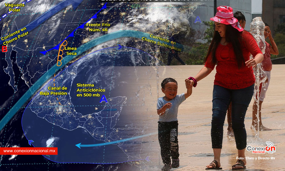 Viernes caluroso en gran parte del territorio, con previsión de lluvias y tolvaneras