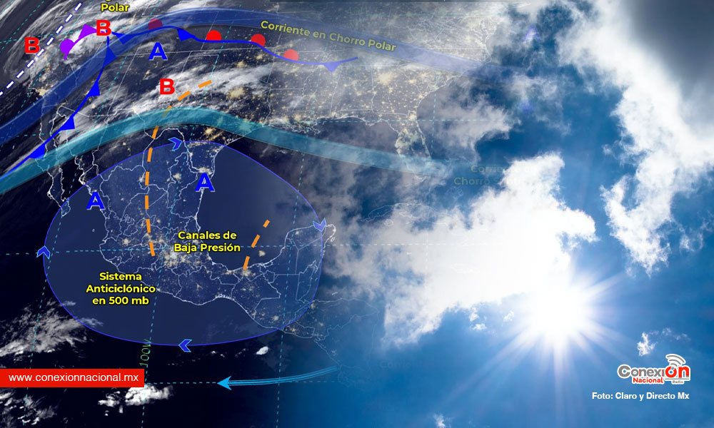 Día caluroso en gran parte del país y en Baja California y Sonora sigue nevando