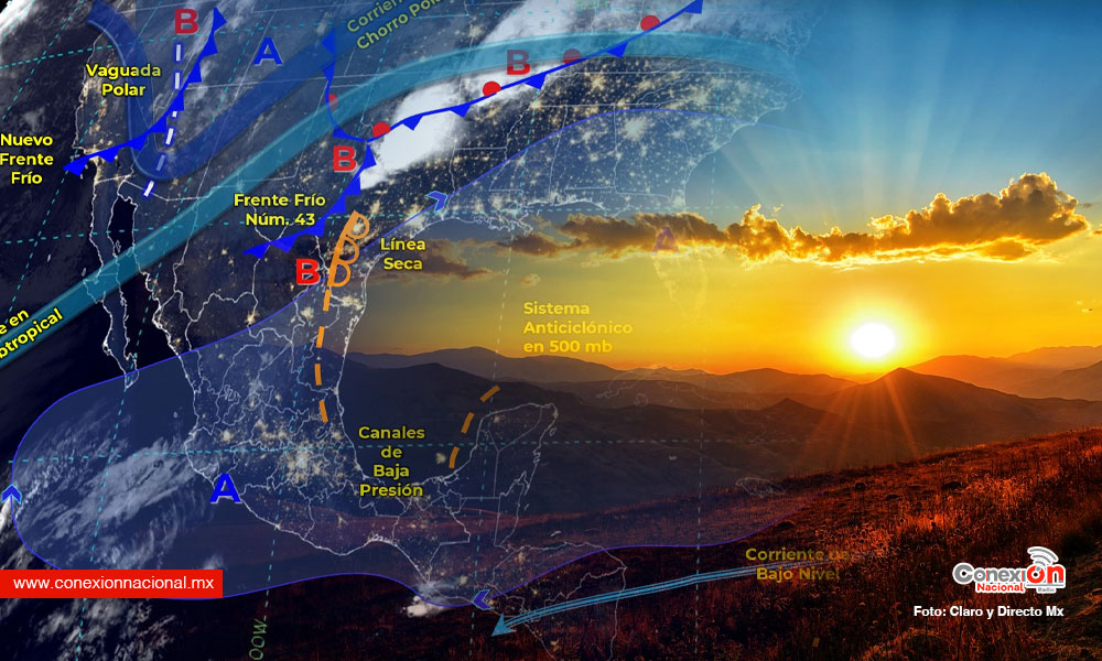 Viernes caluroso en gran parte del país, continúan las rachas de viento y tolvaneras