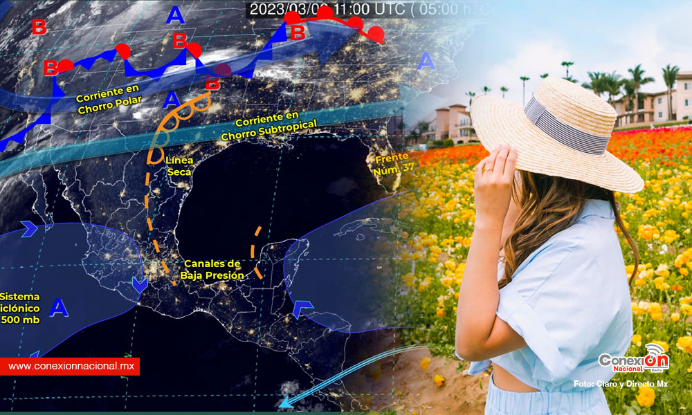 El calor sigue en la mayor parte del país, en el noreste se extiende nuevo frente frío