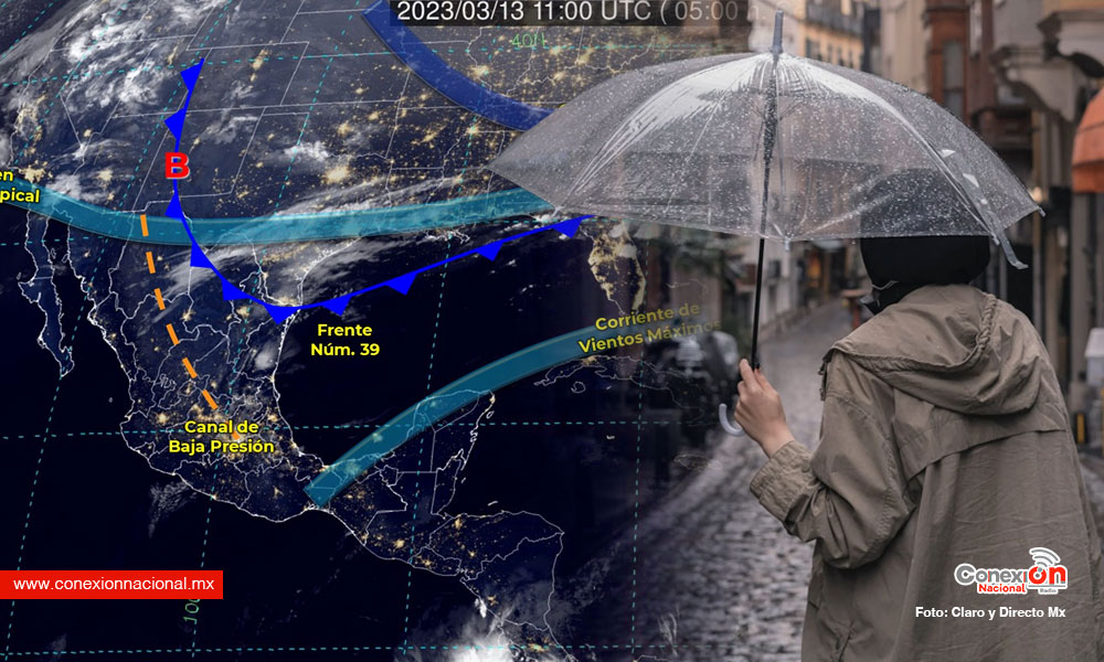 Se pronostican lluvias fuertes e intervalos de chubascos en gran parte del país
