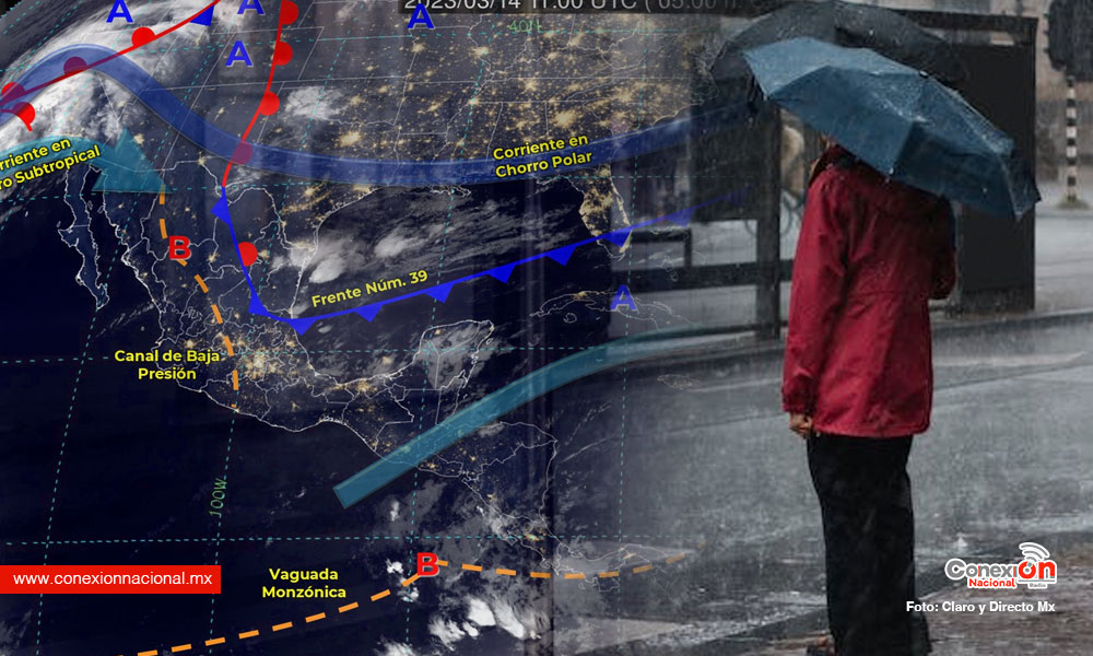 Martes lluvioso en algunos estados, y calor para gran parte del país