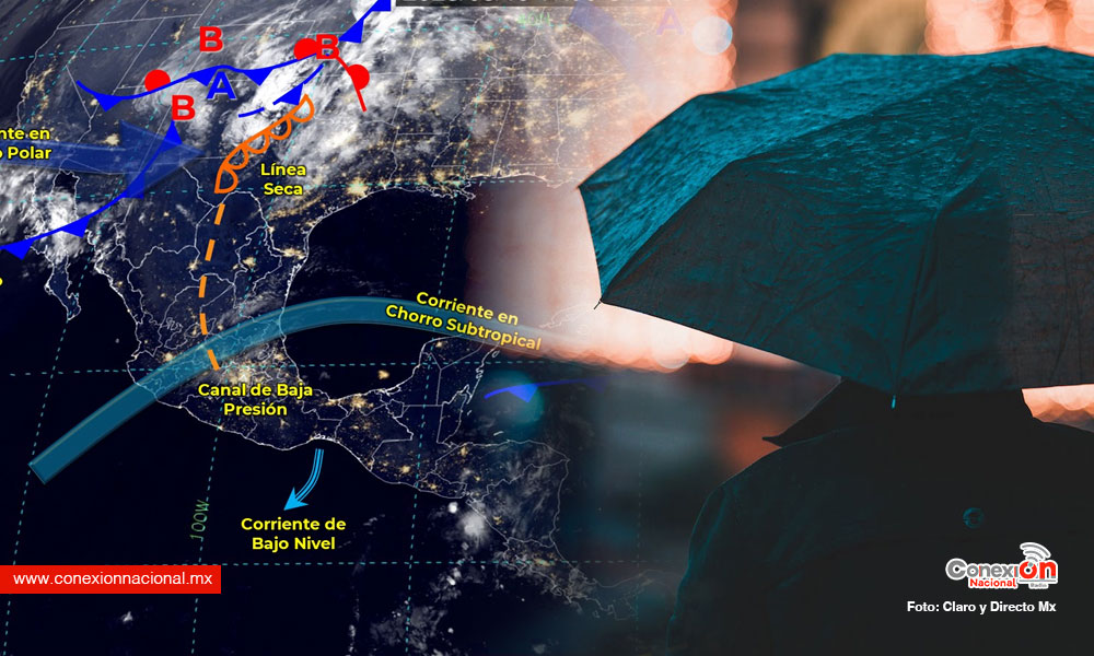 Tarde lluviosa, fuertes vientos y clima cálido en gran parte del país