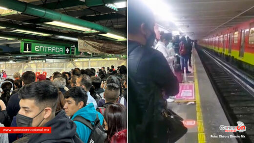 Usuarios del Metro ya están hartos de iniciar la semana estresados y llegando tarde