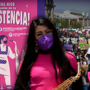 María Elena Ríos, invitó a las mexicanas a la jornada del 8M