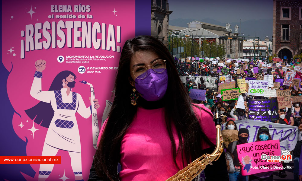 María Elena Ríos, invitó a las mexicanas a la jornada del 8M