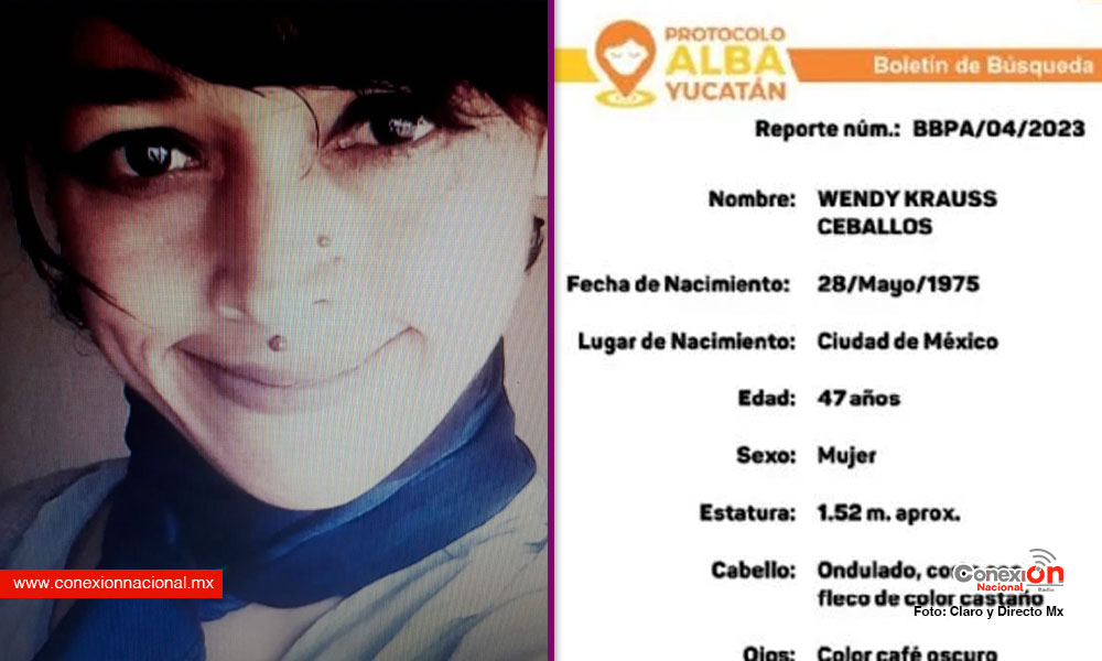 En Yucatán buscan a Wendy Krauss, acudió a un retiro espiritual y no volvió