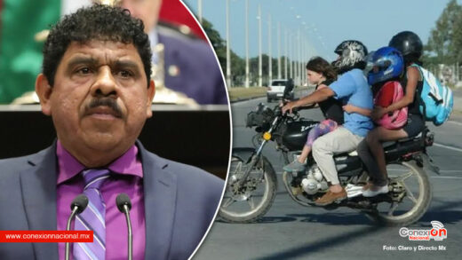 Morena propone cambios en la ley para multar a padres que transporten niños en motocicleta